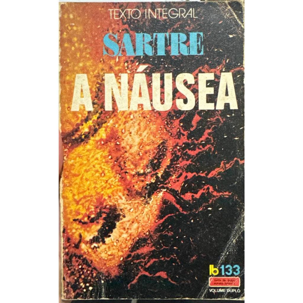 Livro A Náusea - Sartre