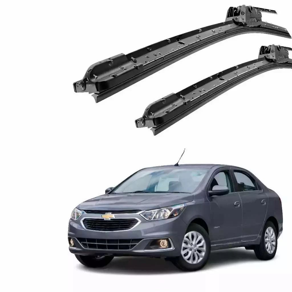 Par Palheta Limpador Para-brisa Chevrolet Cobalt Dianteira Encaixe Original Alta Qualidade
