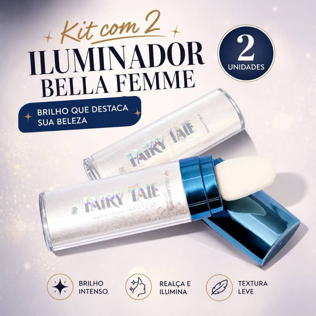 Iluminador Pó De Fada Bella Femme 1ou 2 unidades Fairy Tale