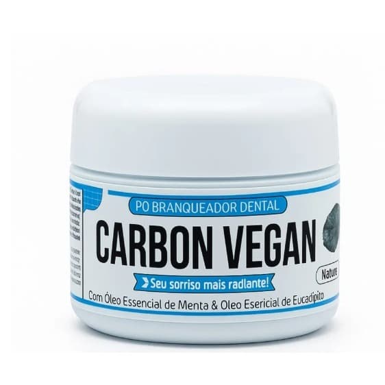 Pó Branqueador Dental Carvão Phallebeauty Carvão 30g Ph0634