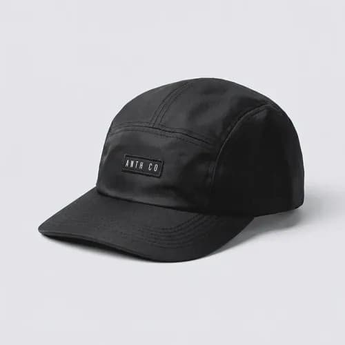 Boné Five Panel Anth Co Original Aba Curva Impermeável Microfibra Leve Resistente Strapback Unissex