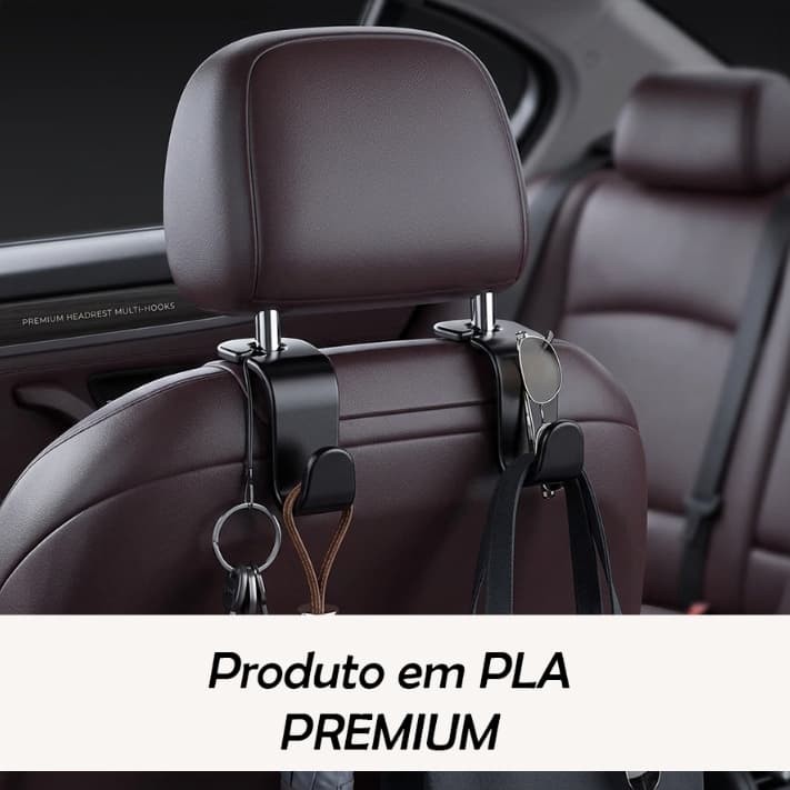Suporte bolsa carro Suporte Veicular para Encosto de Cabeça  Gancho Organizador (Kit 4 Peças)