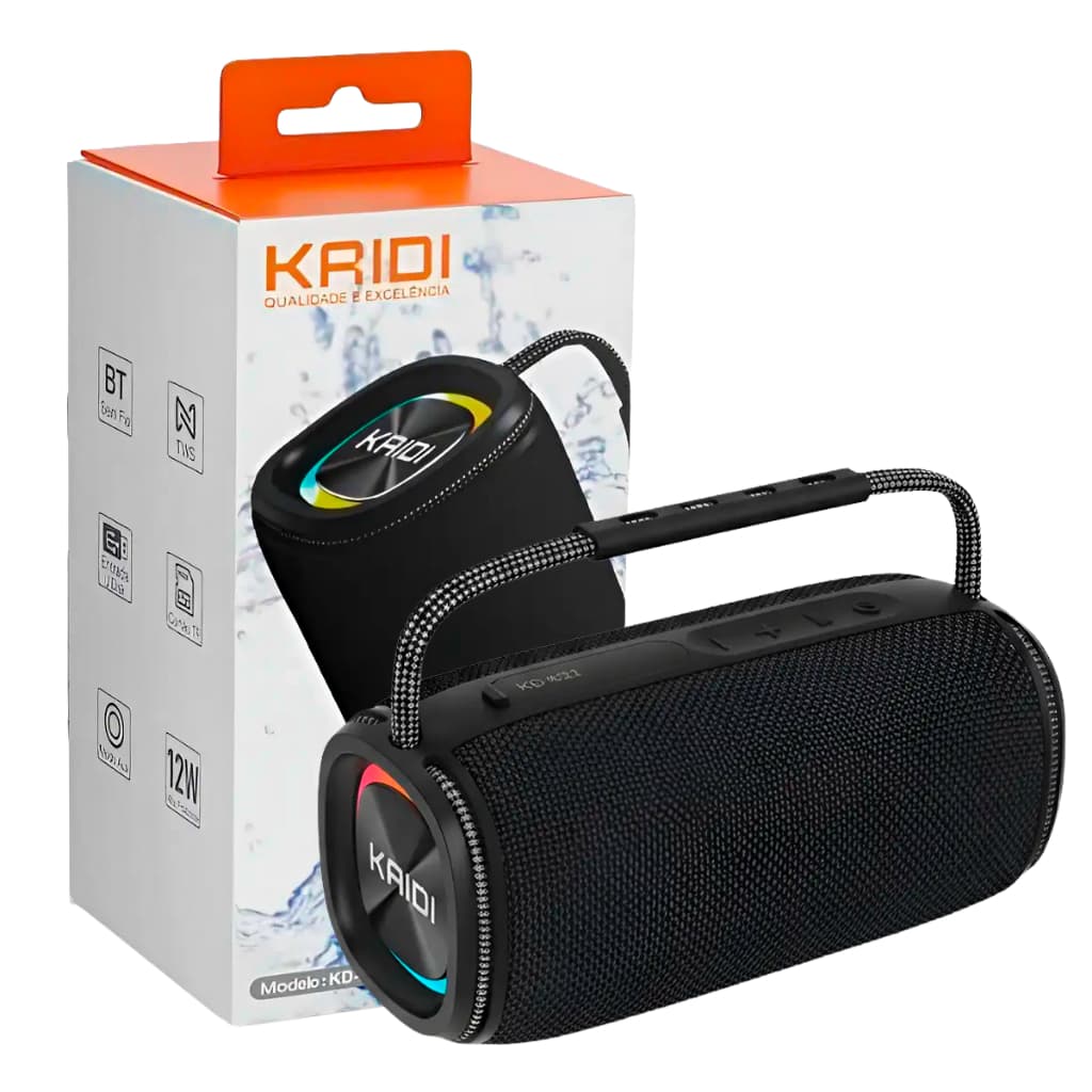 Caixa De Som Bluetooth D12w Rms (prova D´agua) Ipx6 Ref. Kd-821