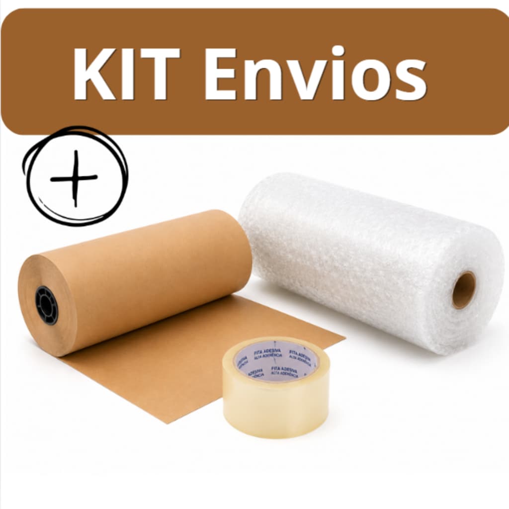 Plástico Bolha Bobina Papel Kraft e Fita Durex Bolha 43cm X 10 Metros  E-commerce 25 Micras Bolha Mudanças