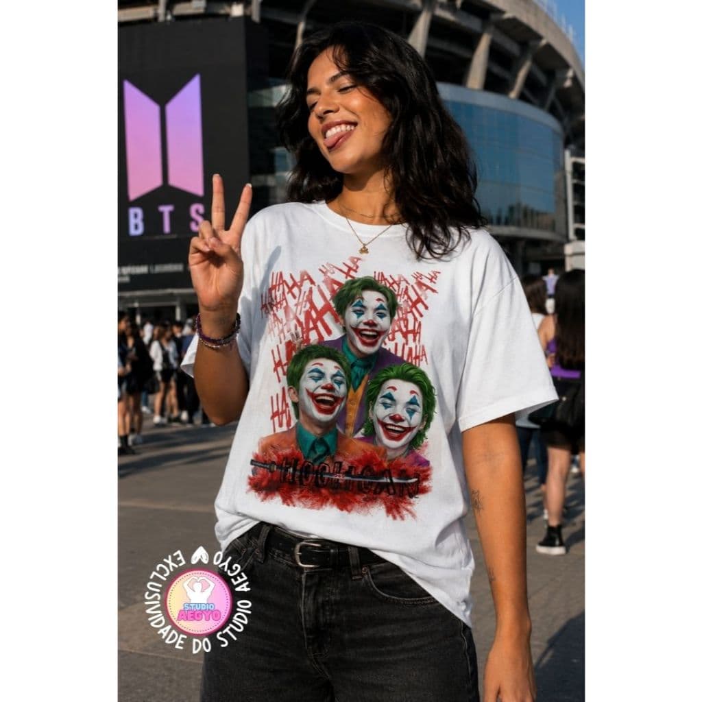 Camiseta Camisa Kpop BTS Holligan