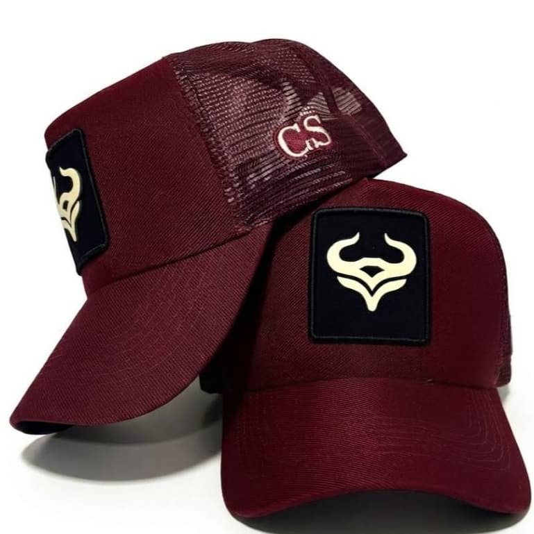 Boné Country Strong Original Bordado em Alto Relevo Chapéu masculino Telinha Trucker Tela Caminhoneiro Premium Unissex