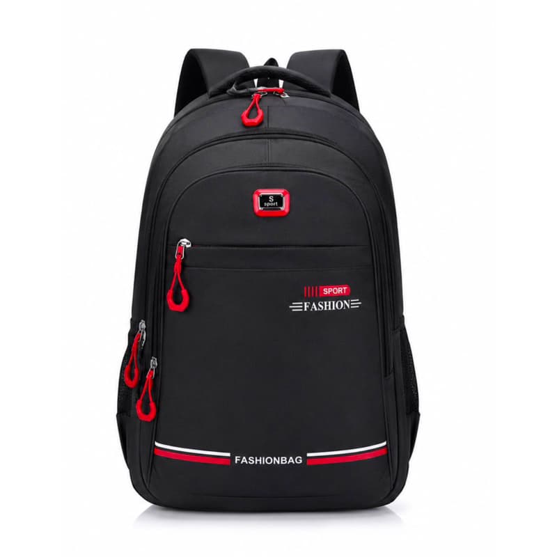 Uma mochila de design moderno, funcional e com apelo esportivo, ideal para o dia a dia, estudos ou atividades casuais.