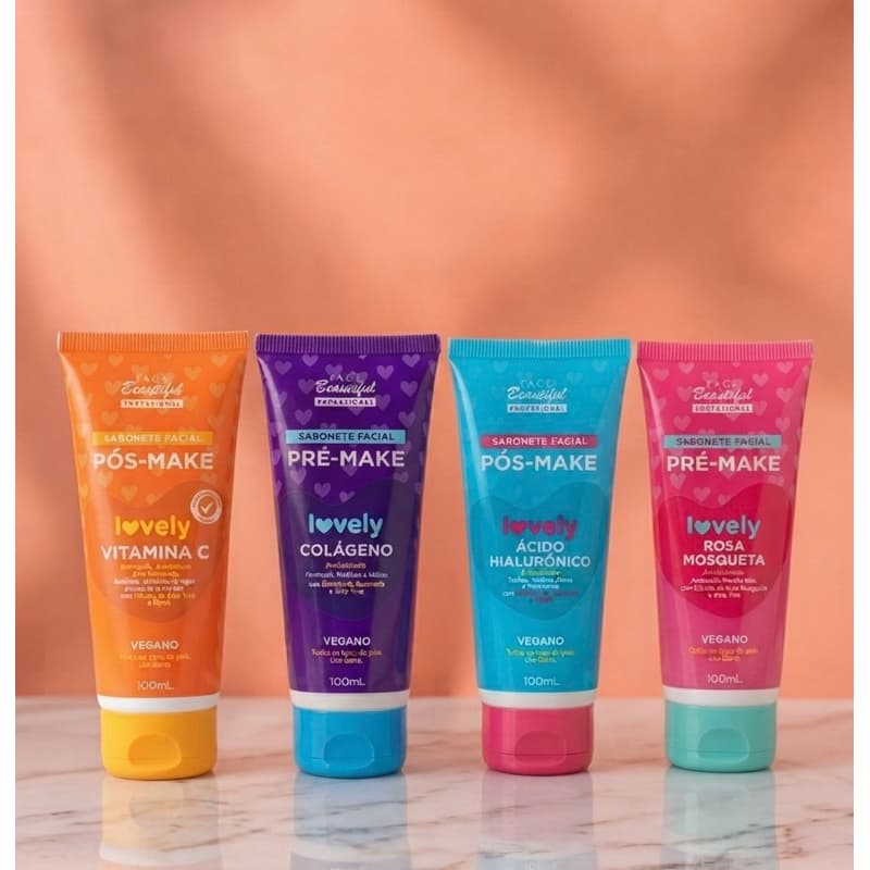 SABONETE DE LIMPEZA  FACIAL PELE LIMPA E RENOVADA