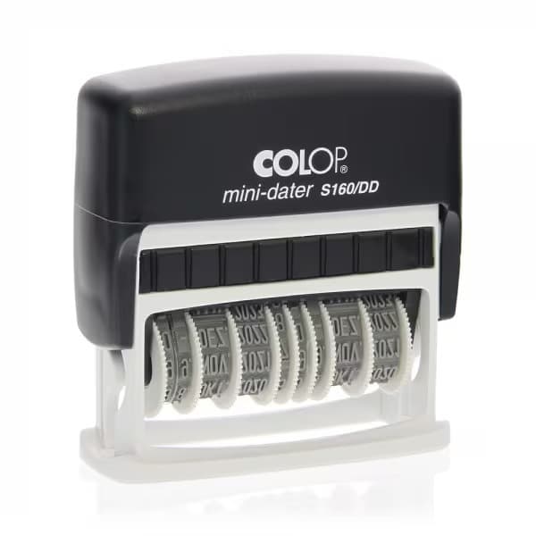 Carimbos Automáticos Colop S160/DD Datador Personalizado Fabricação e Validade