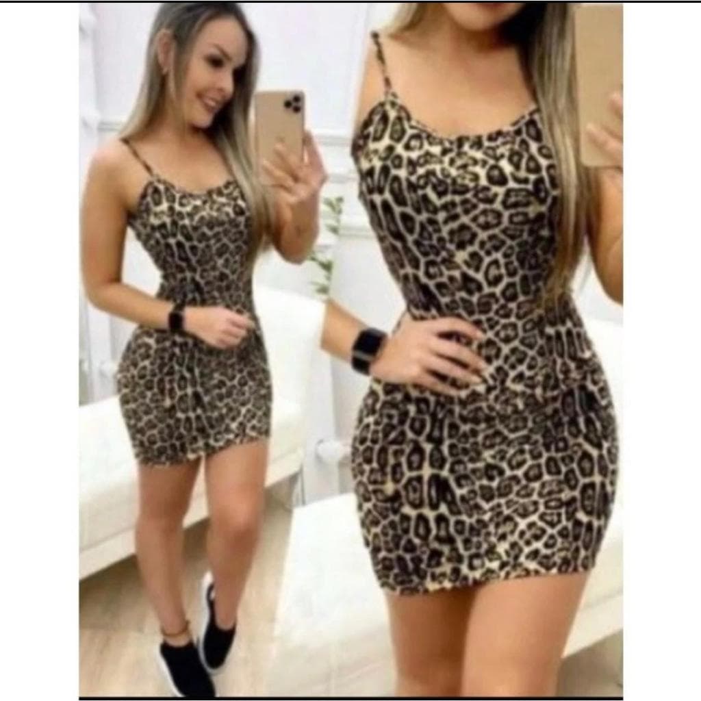 vestido justo alcinha fina