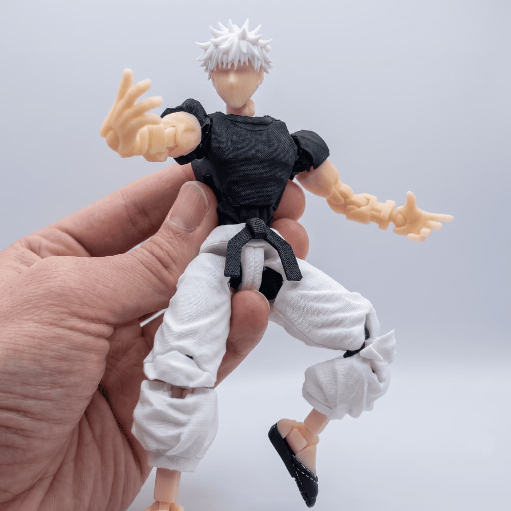 Boneco Dummy 13 | Satoru Goju | Shinjuku Gojo | Boneco Articulado