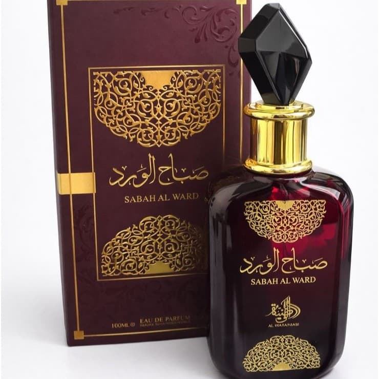 Sabah Al Ward Original Perfume Árabe Feminino Al Wataniah Eau de Parfum 100ml