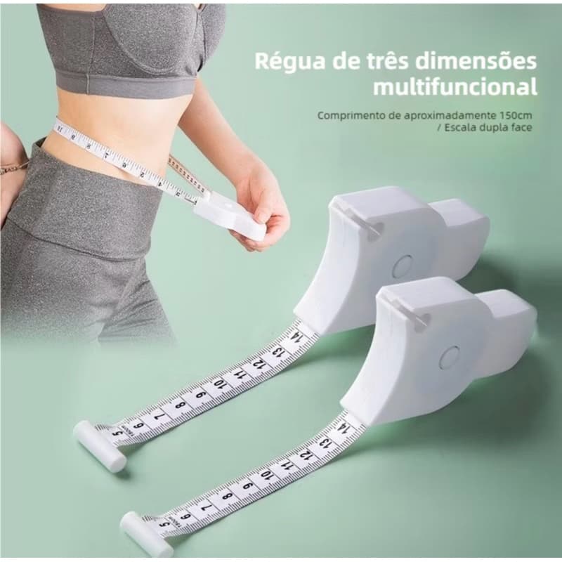 Fita Métrica Corporal Automática Trena Medidor Portatil
