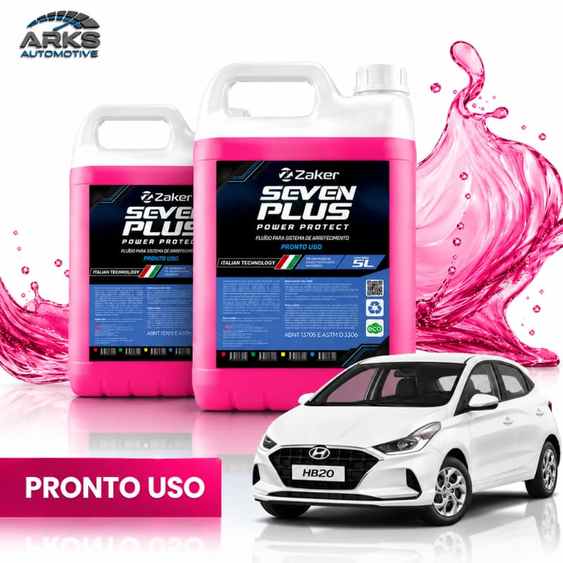 2X Aditivo Liquido Anticorrosivo Radiador Rosa 10L Hb20 Hb20s Universal