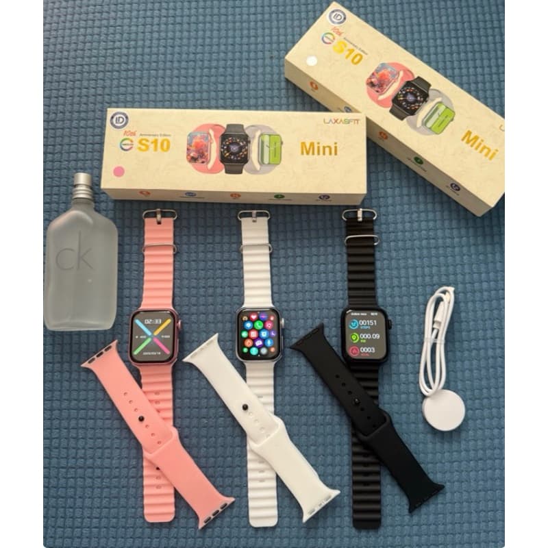 Smartwatch S10 Mini 42mm Tela HD Chamadas Bluetooth Monitor Cardíaco Android e iPhone