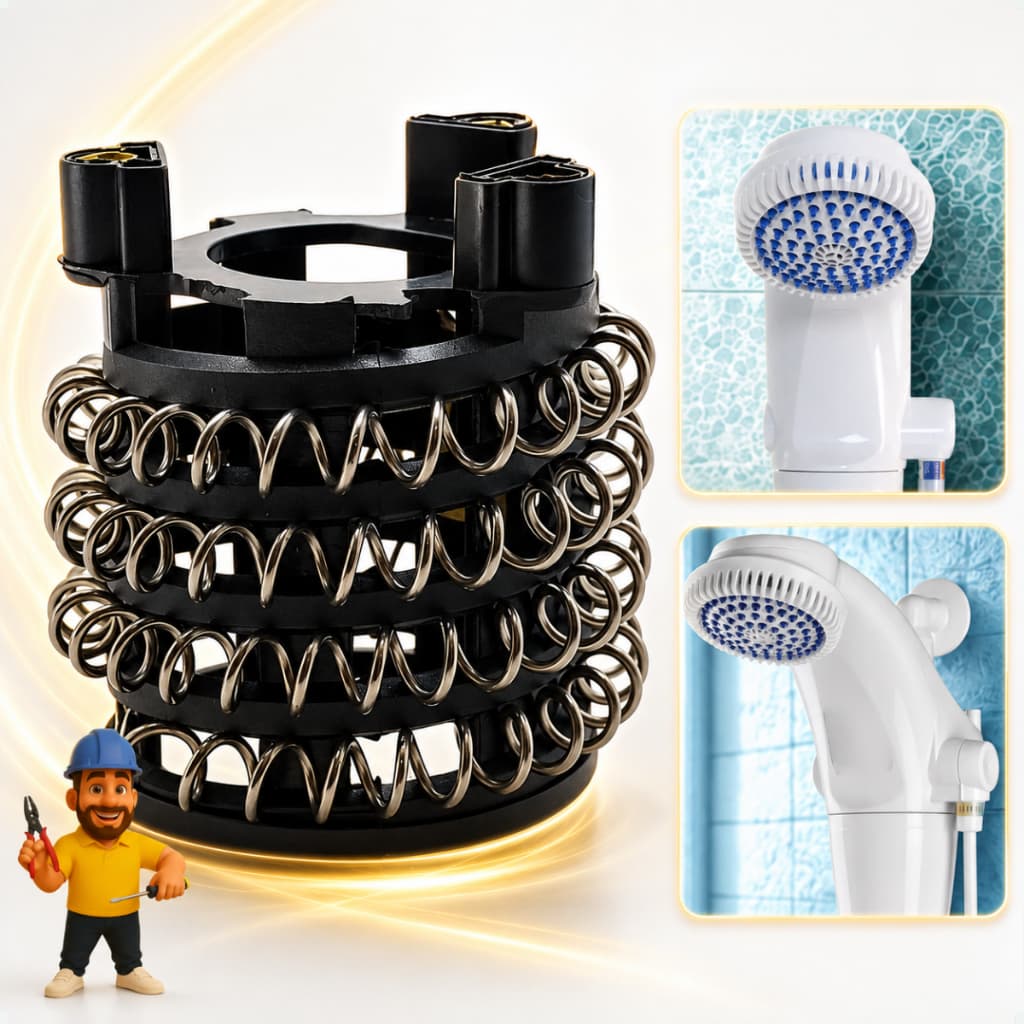 Resistência Chuveiro Compatível Ducha Eletrônica 5400w 127v - Pratimix