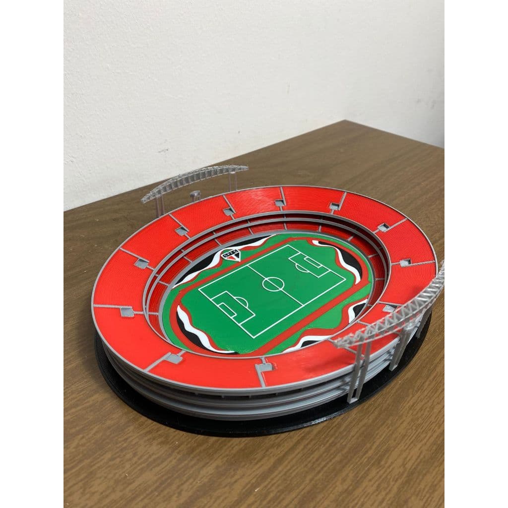 Maquete Estádio Morumbi 24cm | Miniatura Estádio de Futebol | Decorativa e Colecionável