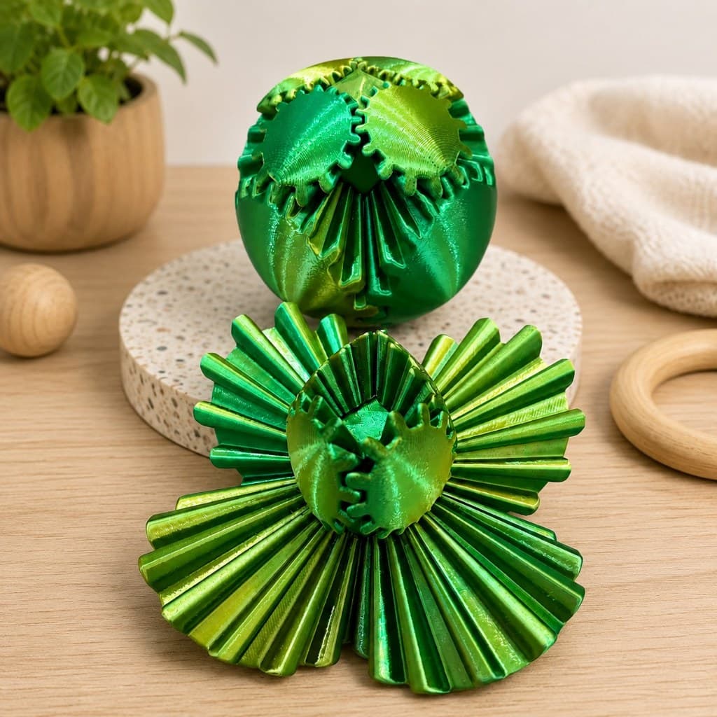 Gearball Bola Sensorial Infinita Anti Stress Fidget Toys Zen