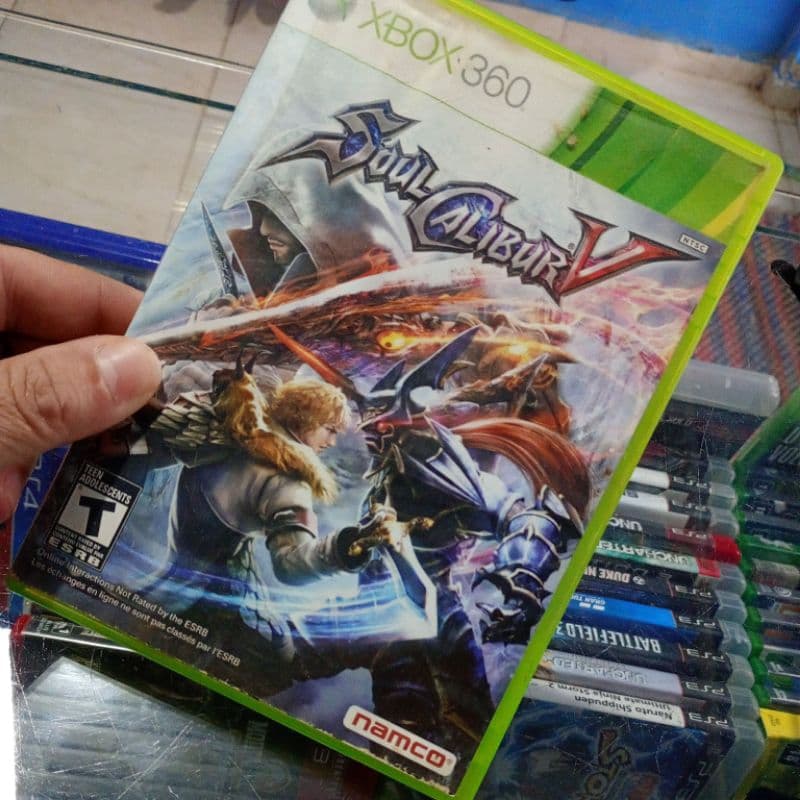 JOGO SOUL CALIBUR V XBOX360 MÍDIA FÍSICA SEMI NOVO
