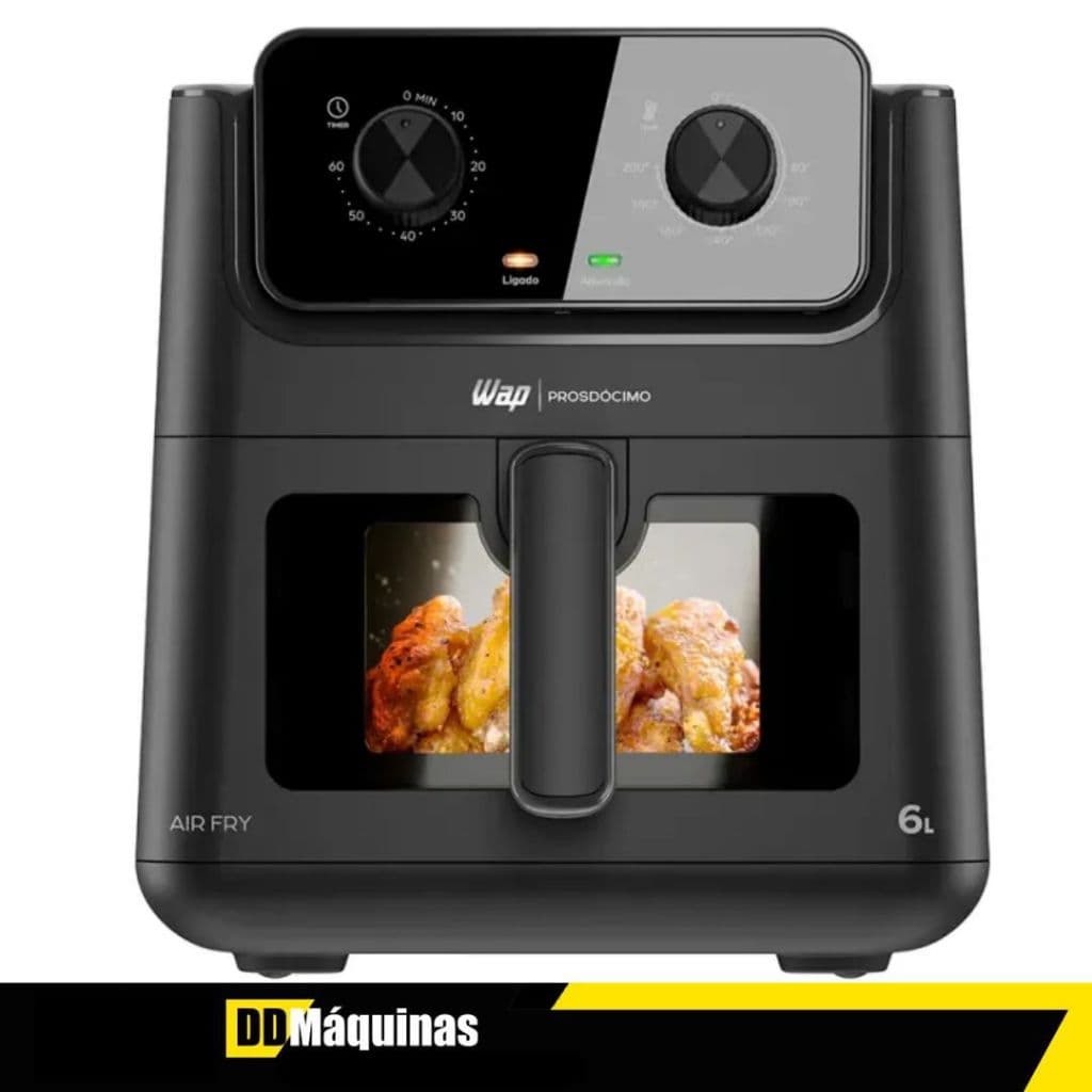 Fritadeira Elétrica Air Fryer Sem Óleo 6L 1500W Prosdócimo AF02 110V - Wap