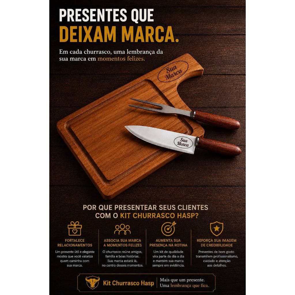 40 kits Churrasco Personalizados