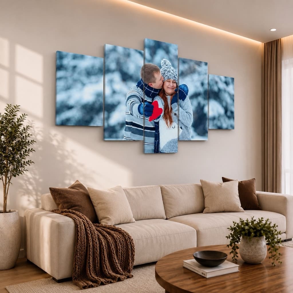 Quadro Decorativo Grande 1.80 Personalizado Com sua Imagem Qualquer Foto Logo Familia Casal Sala