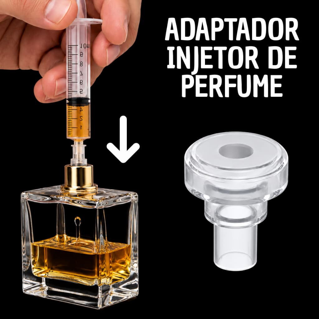 Atacado Adaptador Injetor Perfume Seringa 1/2/3/5 pcs Essência Frasco Fragrância Decant Aroma Parfum
