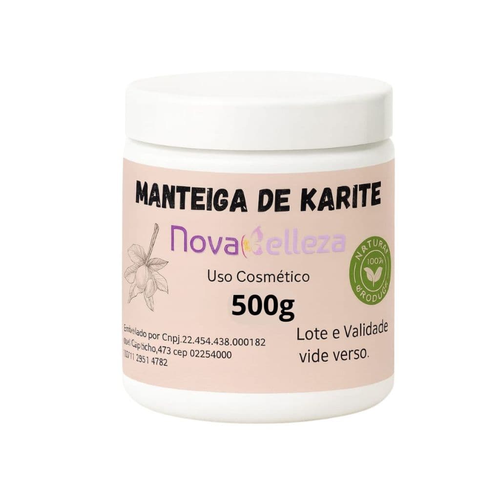 Manteiga de Karite 500g para Cabelos 100% Pura