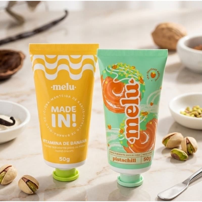 creme hidratante para as mãos melu