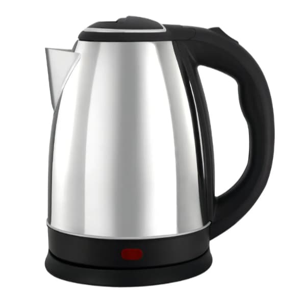 Chaleira Elétrica 1.8 Litros Inox E Preto Água Quente Em Minutos 220V