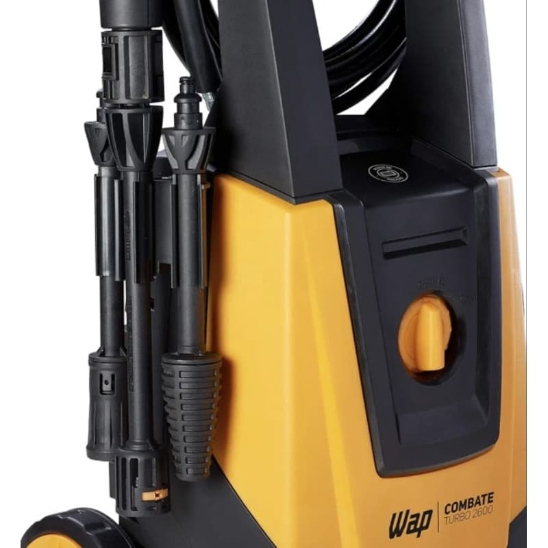 Lavadora de Alta Pressão WAP Combate Turbo 2600 com 2100 PSI de Alta Pressão