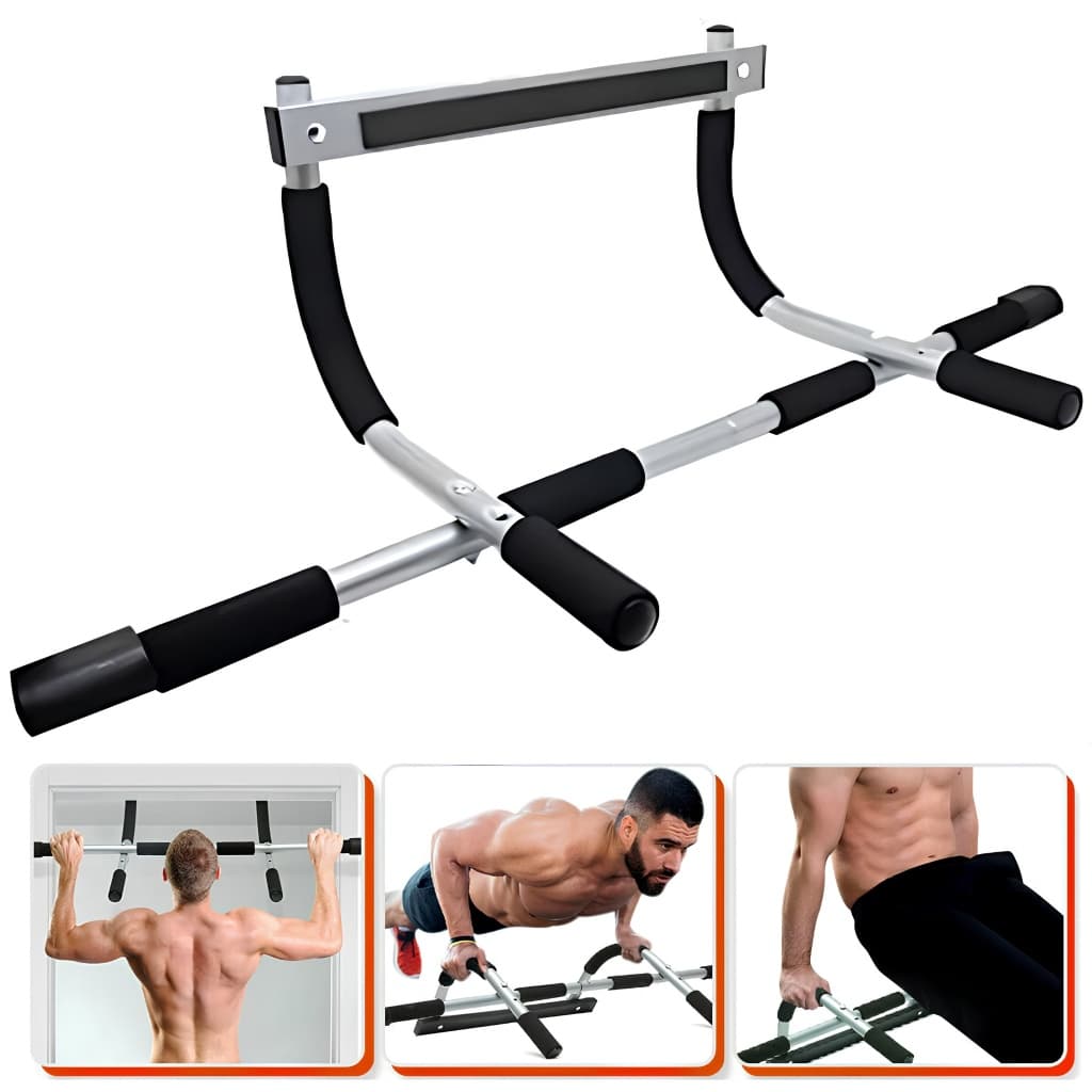 Barra Porta multifuncional Fixa Mista para Exercícios Musculação Crossfit