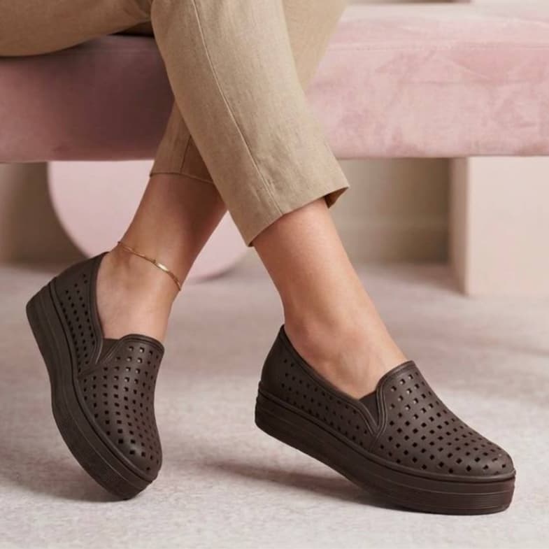 Tênis Sapato Iate Feminino Casual Trabalho Confortável Injetado Micro