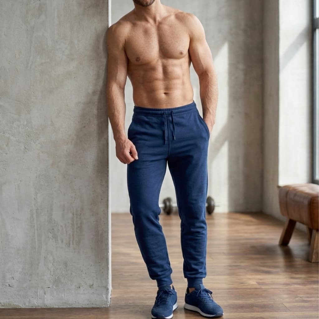 Calça Moletom Inverno Quente Masculina Peluciada Jogger Premium Macia Academia Confortavel Dia A Dia