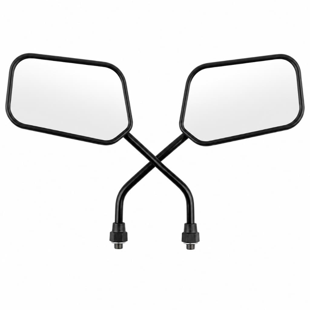 Retrovisor Direito Titan 150 2008 a 2013 Awa Moto Preto Rosca Direita Modelo Original
