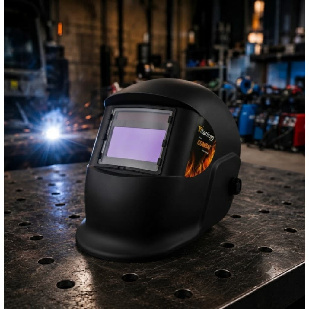 Máscara De Solda Automática Auto Escurecimento Ajustável