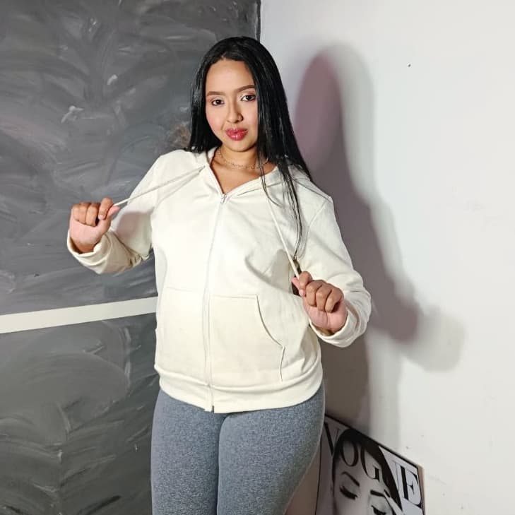 Blusa moletom aberto com ziper