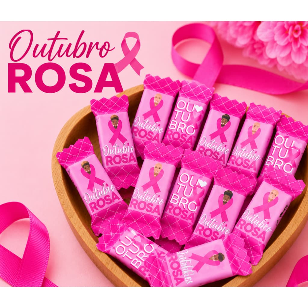 Balas Personalizadas Outubro Rosa – Lembrancinhas para Empresas, Eventos e Campanhas de Conscientização