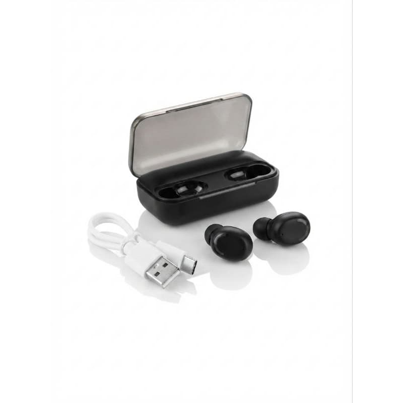 Fone De Ouvido Bluetooth Sem Fio TWS Y30 Intra-Auricular com Case Carregadora e Microfone para Celular Android e iOS