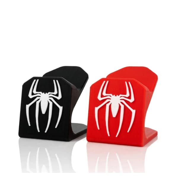 Suporte Para Controle Gamer Aranha Teia Vermelho Preto Ps5 Ps4 Xbox