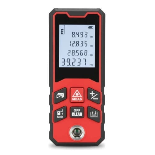 Trena Digital A Laser 40m Ketchup LS-FR60S Vermelha