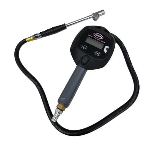 Calibrador Digital de Pneus TECH TAG6 Inflador com Manômetro para Compressor