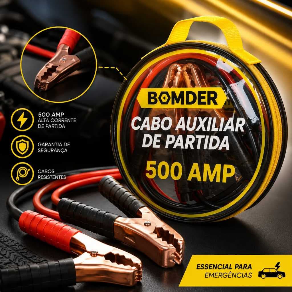 Cabo Chupeta Transmissão 2M 500AMP