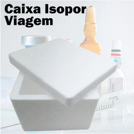 5 CAIXAS ISOPOR PEQ 250ML, AMPOLA DE INSULINA, REMEDIOS, TERMICA