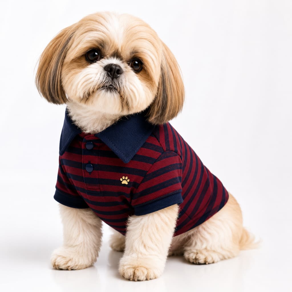 camiseta Polo Para Cachorro Roupa Pet Cães Pequenos Premium
