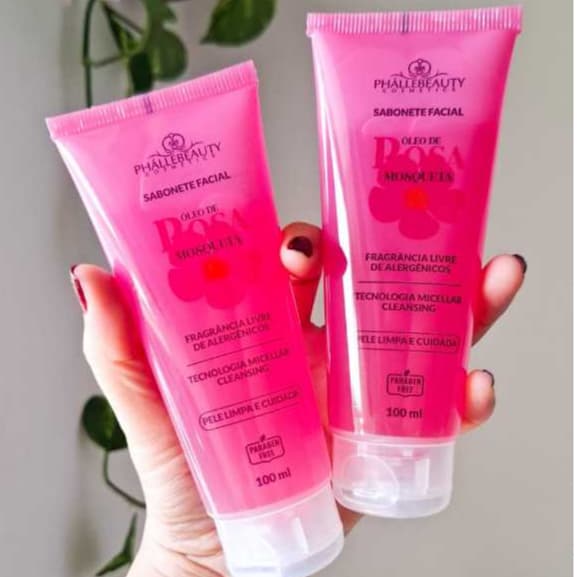 Kit 2 Sabonetes Rosa Mosqueta 100ml cada Phallebeauty