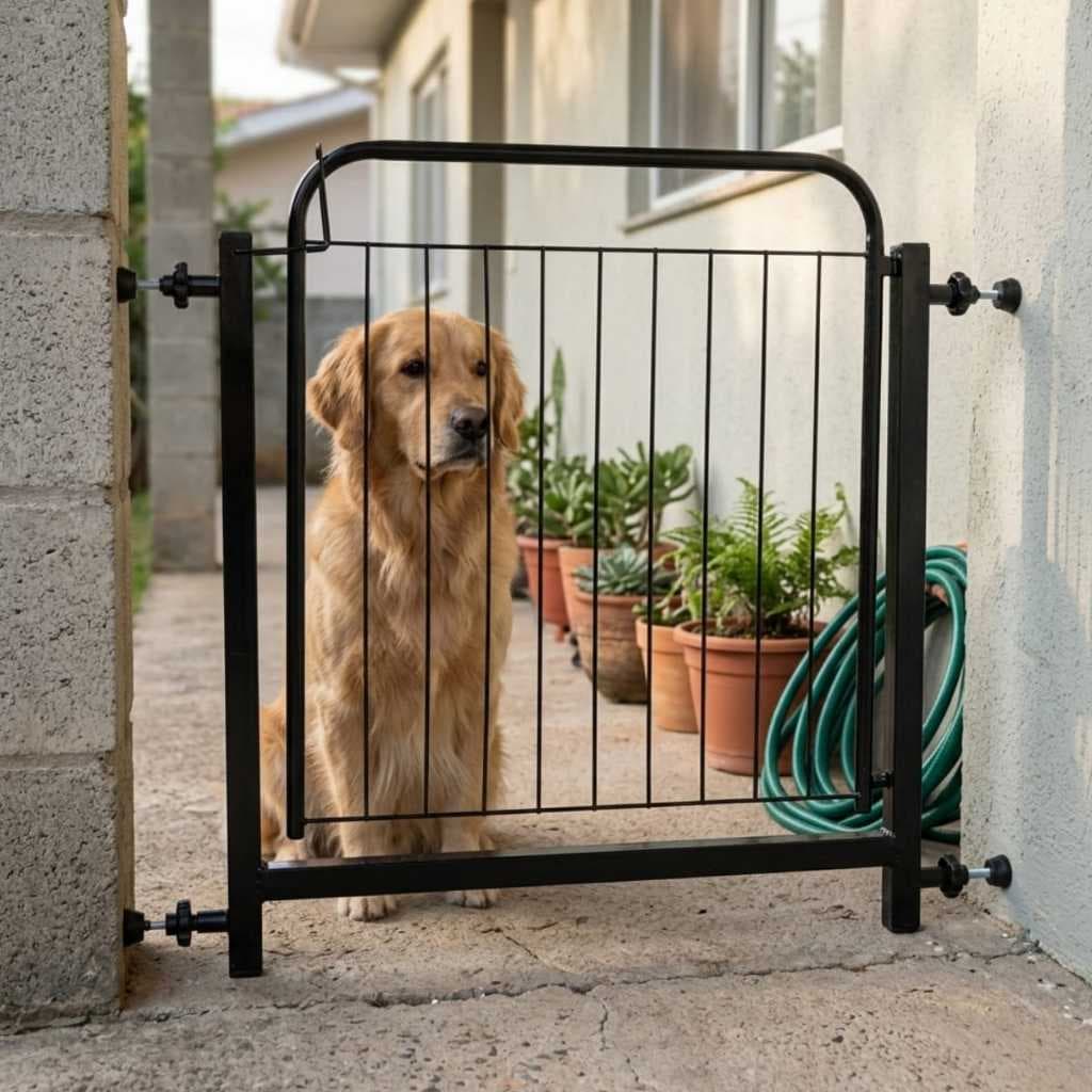 Portão Pet Ajustável Grade de Proteção para Cães e Gatos