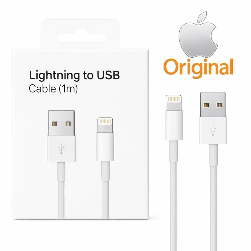 Cabo iPhone Original Apple Lightning 1m Com nota fiscal - Pronta entrega no Brasil - envio imediato