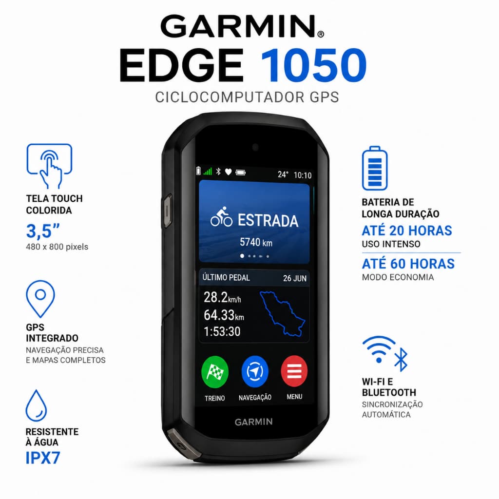 Ciclocomputador Garmin Edge 1050 Ciclismo Bike Original Lacrado Garantia