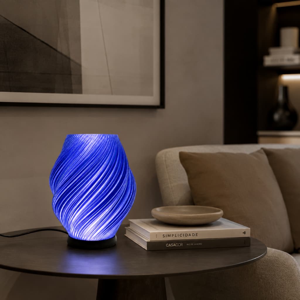 Luminária Movimento | Iluminação Decorativa LED | Design Escultural